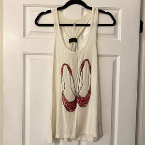 Ruby Red Slippers Tank Top with Ribbon